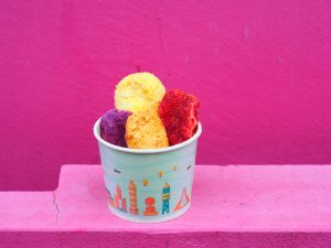 カラフル白糖粿（台湾チュロス）